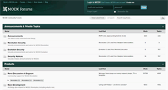 Desktop Screenshot of forums.modx.com