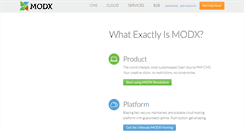 Desktop Screenshot of modx.com