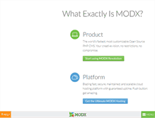 Tablet Screenshot of modx.com